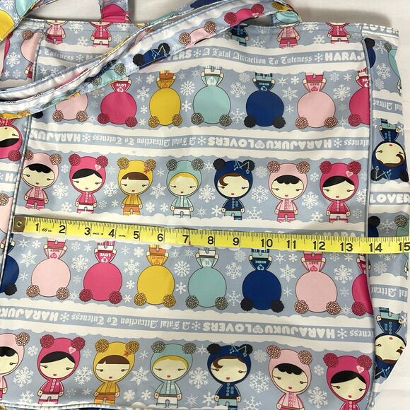 Rare HARAJUKU LOVERS Large Tokyo  Tote Bag In  Snowbunny Pattern 2009 NWT - Picture 8 of 11